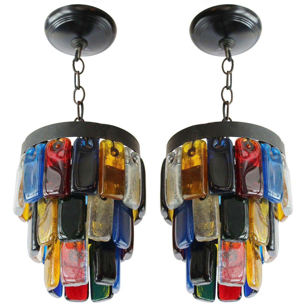 Brutal Style Glass Pendants For Sale