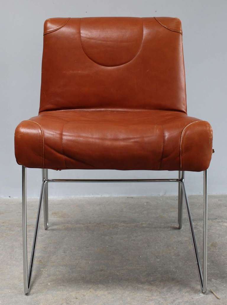 Mid-Century Modern Pair of Panton Style Chairs