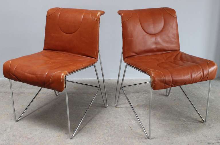 20th Century Pair of Panton Style Chairs