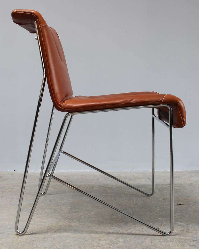Italian Pair of Panton Style Chairs