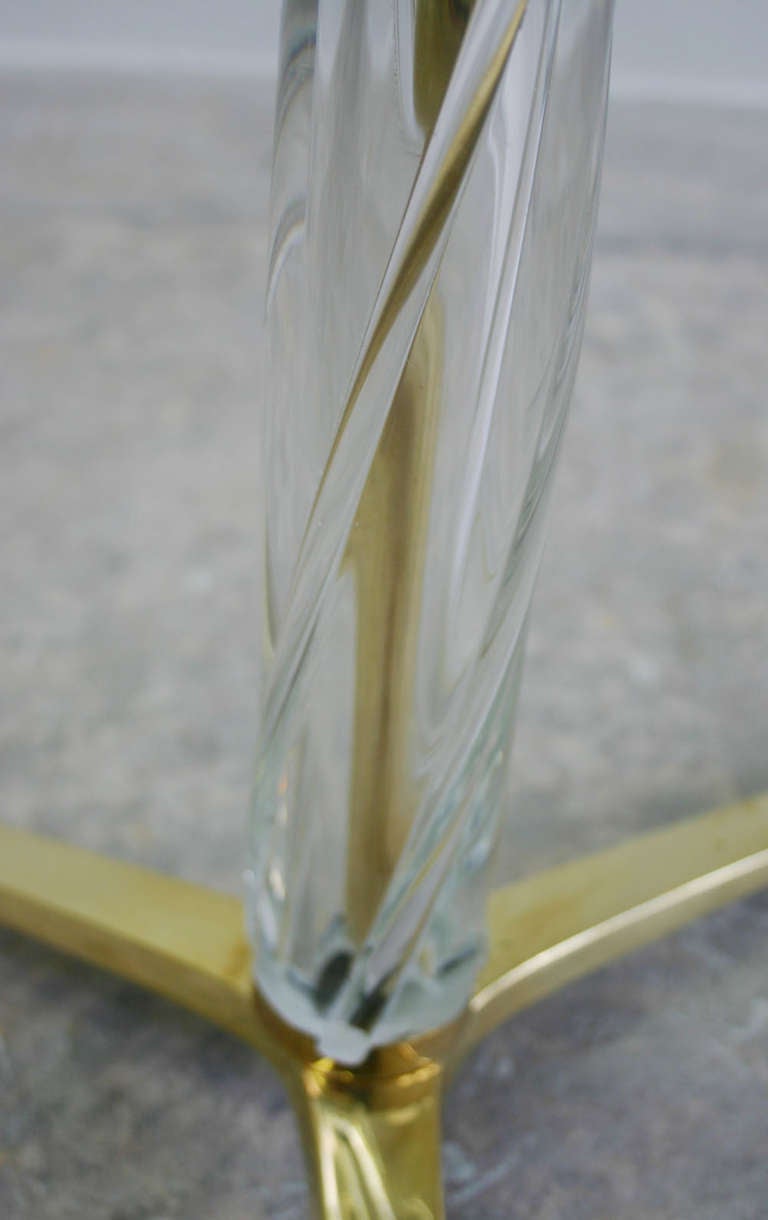 Italian Murano Glass Side Table