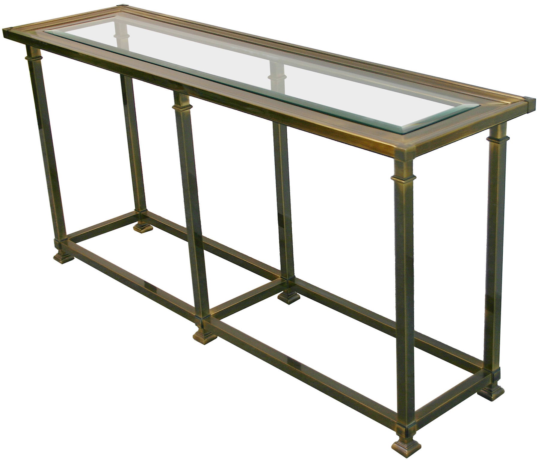 Mastercraft Brass Console For Sale