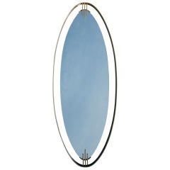 Solid Brass Deco Mirror