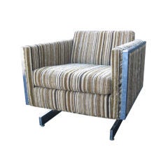 Chrome Armchair after Milo Baughman