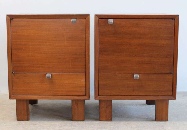 American Pair of George Nelson Night Stands