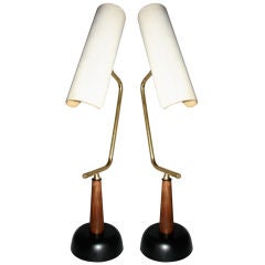 Pair Articulated Italian Lamps