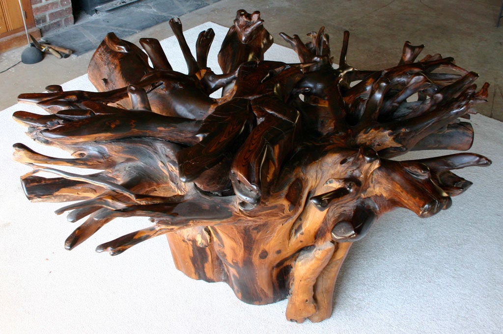 Massive Tree Trunk Dining Table 2