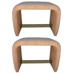 Pair Milo Baughman Benches