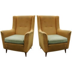 Pair Italian Armchairs