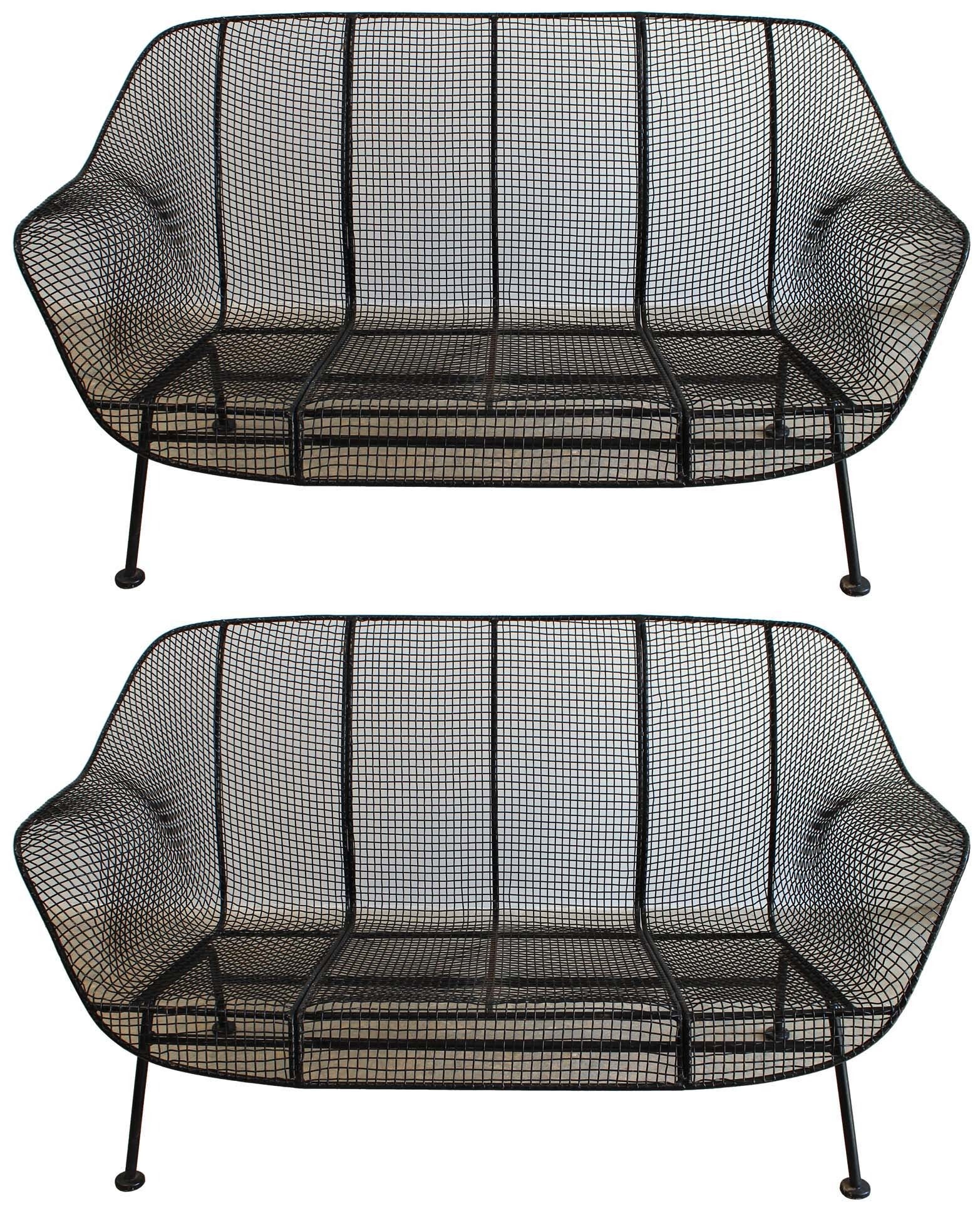 Pair Russell Woodard Settees