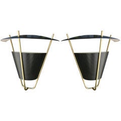 Vintage Pair Lightolier Sconces