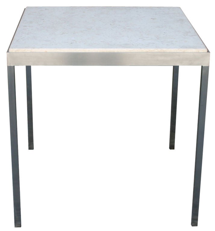 Italian Marble Side Table For Sale