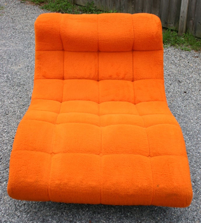 Late 20th Century Adrian Pearsall Tufted Chaise