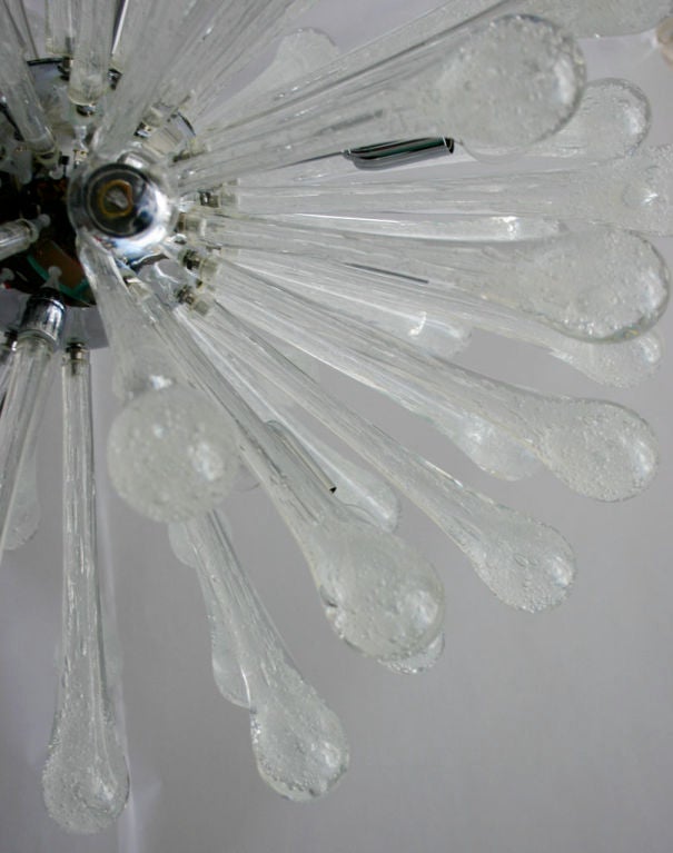 Murano Sputnik Chandelier In Excellent Condition In Southampton, NY