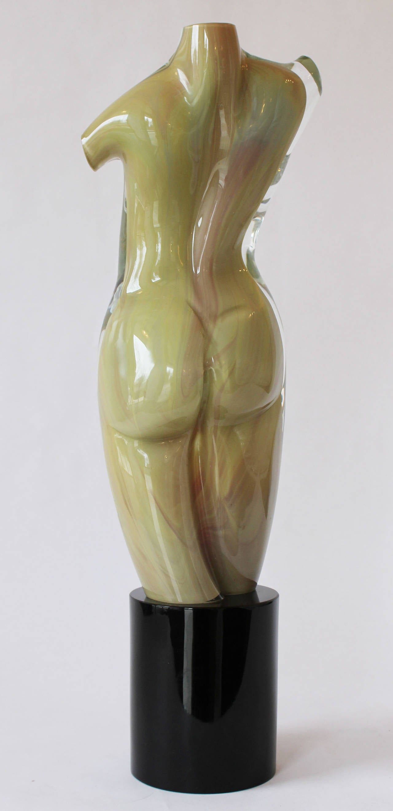 Murano Glass Figurative Sculpture In Excellent Condition For Sale In Southampton, NY