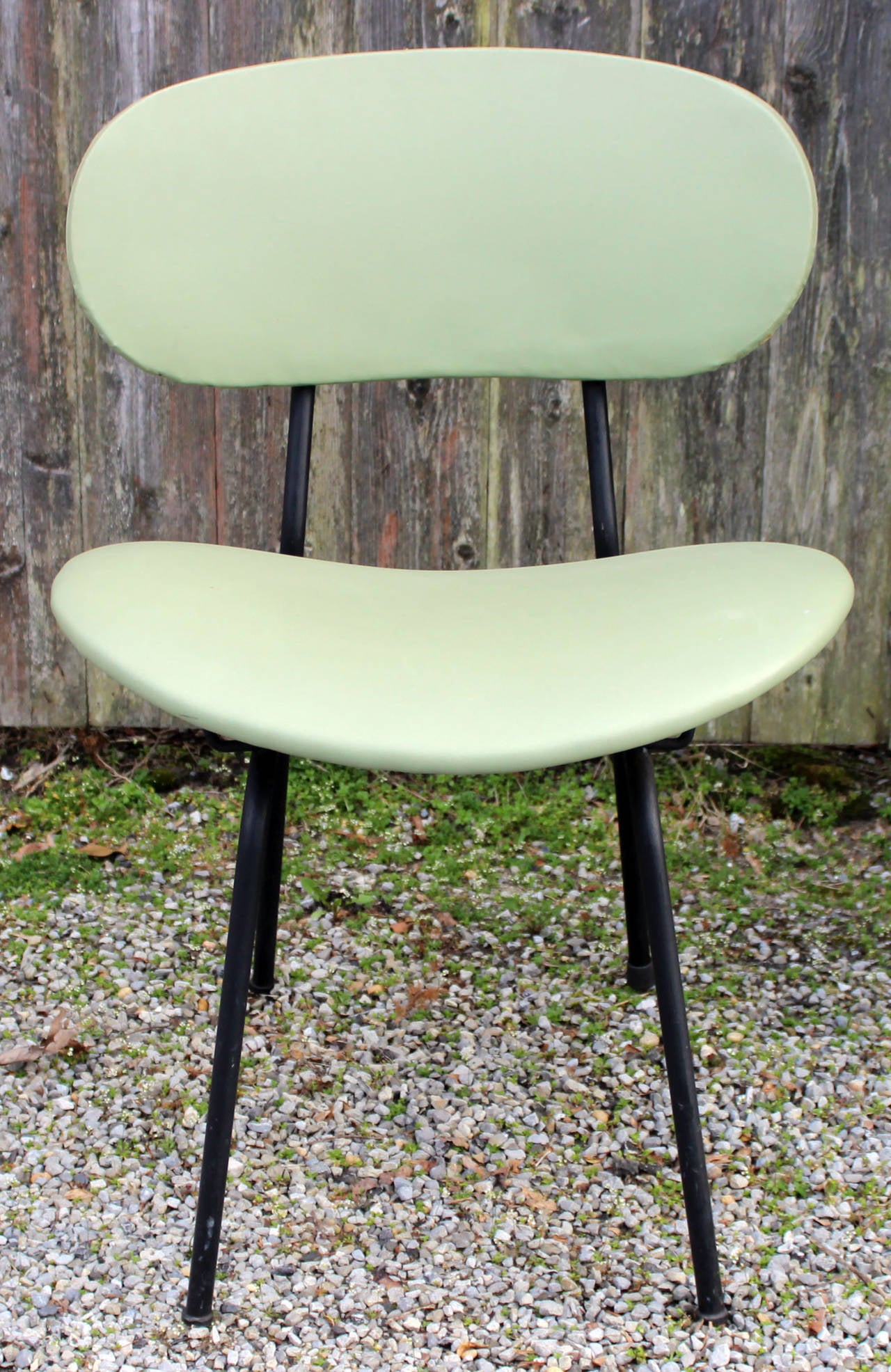 Mid-Century Modern Pair of Italian Side Chairs