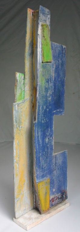 Canadian Jean-Michel Correia Painted Wood and Board Construction For Sale