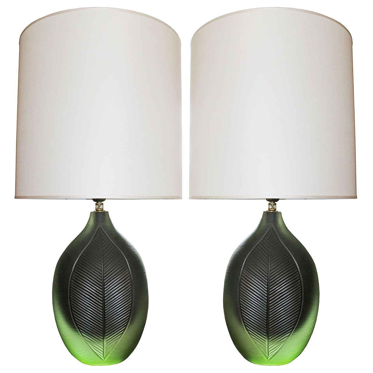 Italian Solid Glass Lamps