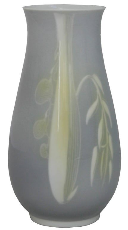 Danish Porcelain Vase For Sale