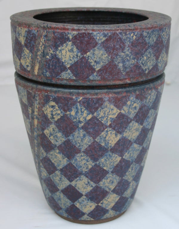 Stoneware Double Vase