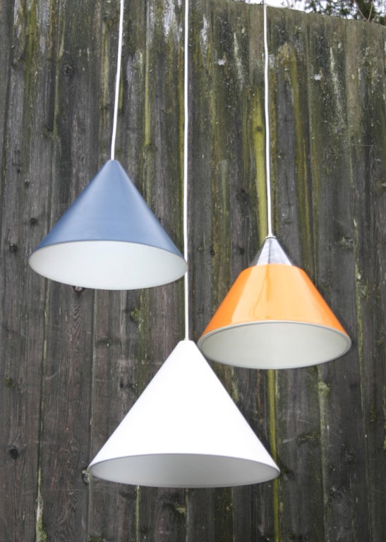 3 Louis Poulson Pendants