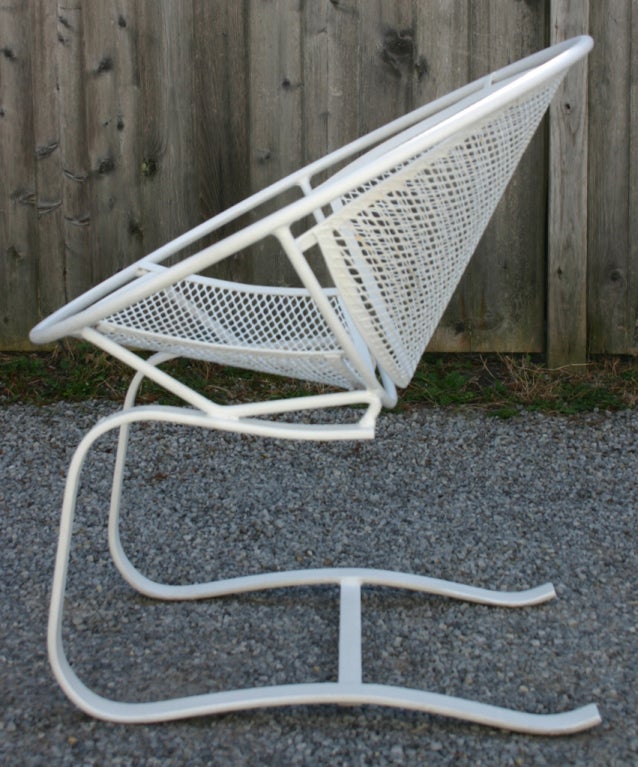 Mid-20th Century Pair Salterini Cantilever Chairs