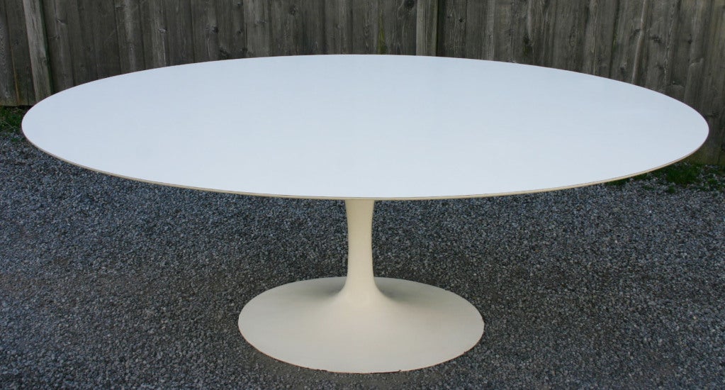 American Eero Saarinen Oval Dining Table
