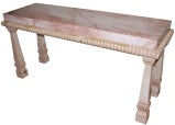 Regency Style Marble Console Regency Style Marble Console