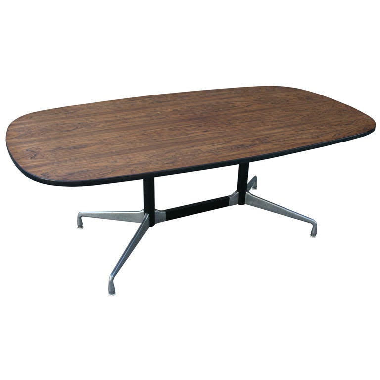 Eames Aluminum Group Table For Sale