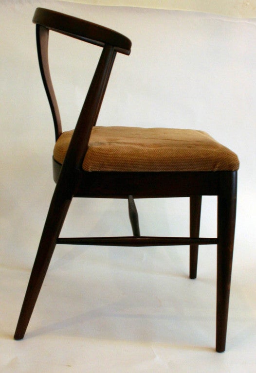 Mid-Century Modern Pair Wishbone Side Chairs For Sale
