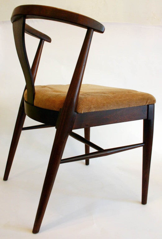 American Pair Wishbone Side Chairs For Sale