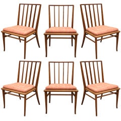 Set of Six T.H. Robsjohn-Gibbings Sabre Chairs