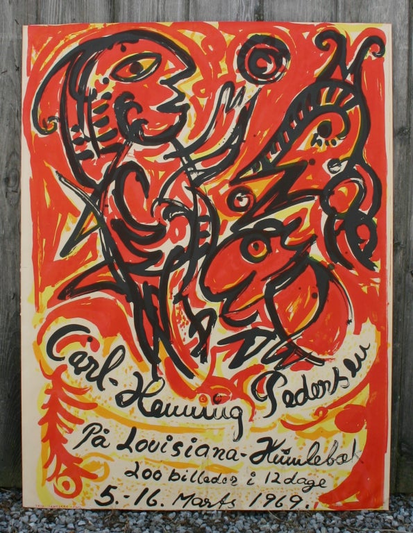 Carl-Henning Pedersen Silkscreen Poster