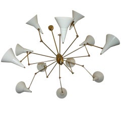 12 Arm Articulating Chandelier