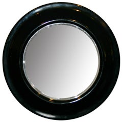 Vintage Large Black Mirror