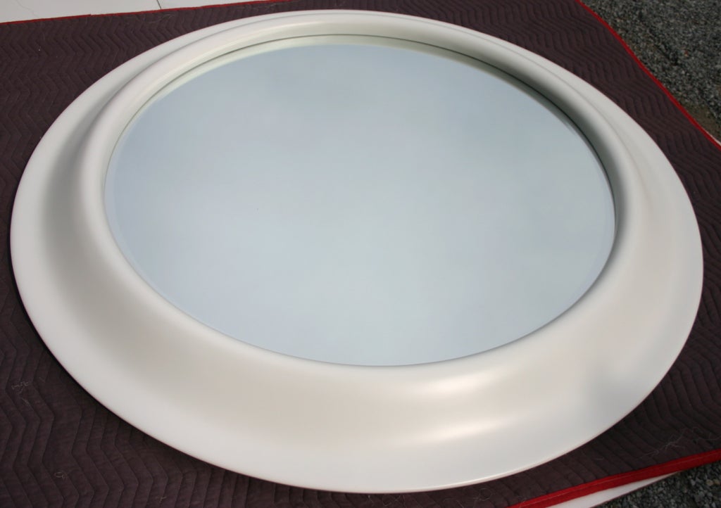 American Large Lacquered Mirror