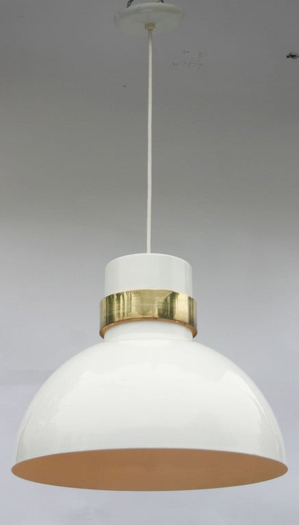 Dome Pendant In Excellent Condition For Sale In Southampton, NY