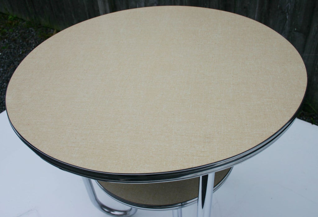 Metal Gilbert Rohde Side Table