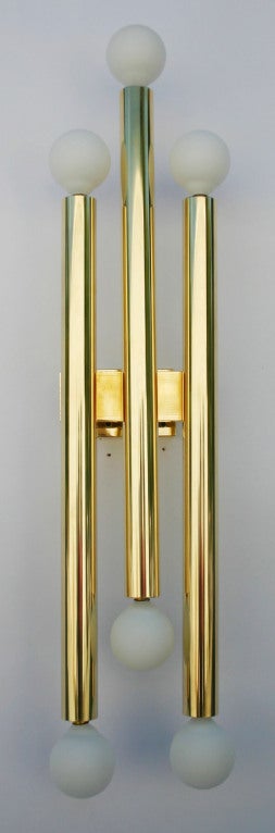 Italian Pair Gio Ponti Sconces