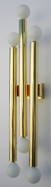 Mid-20th Century Pair Gio Ponti Sconces