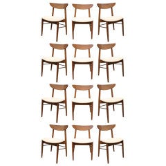 12 Danish Dining Chairs