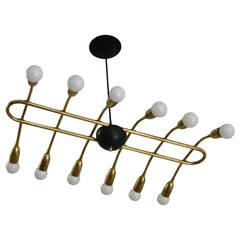 Italian Industrial Chandelier 8