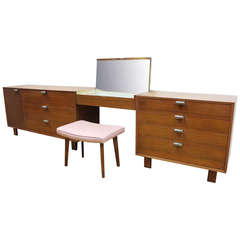 George Nelson Dresser and Vanity Set