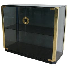 Italian Glass Cabinet