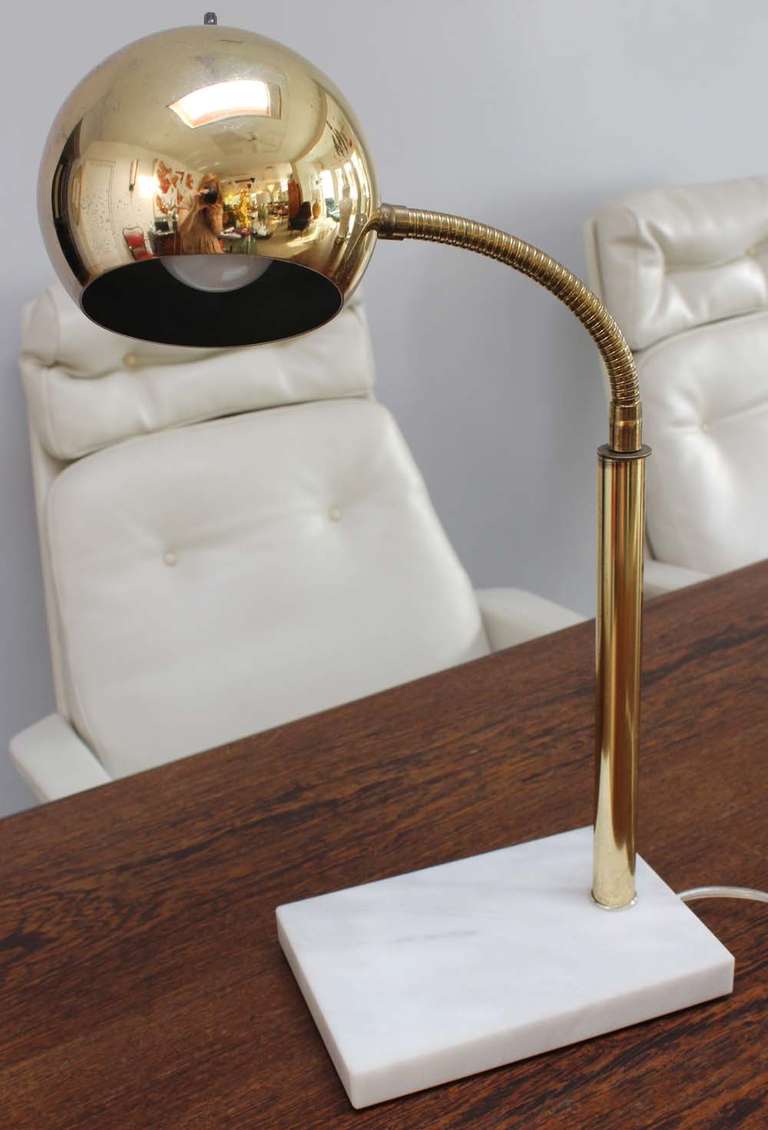 Gooseneck Desk Lamp In Good Condition For Sale In Southampton, NY