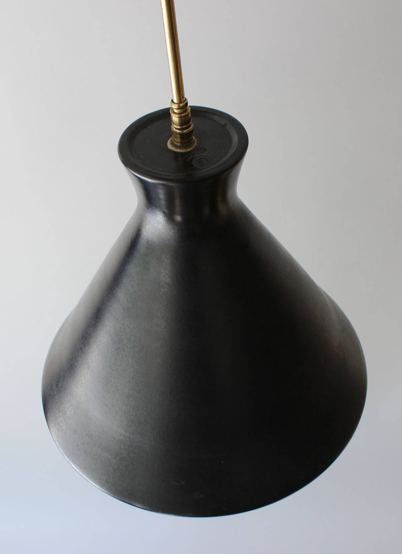 Swedish Upsala Ekeby Ceramic Pendant