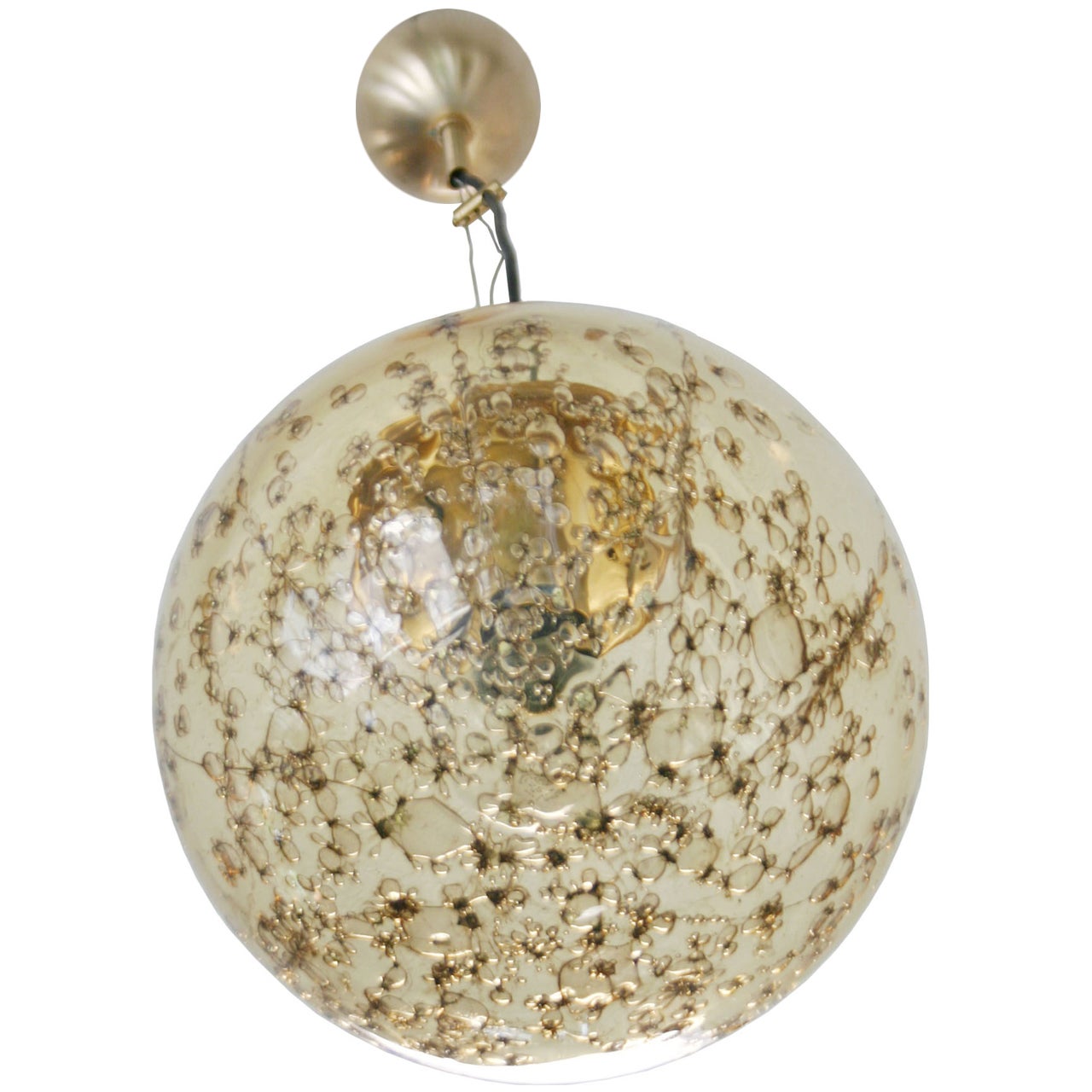 La Murrina Champagne Globe Pendant For Sale