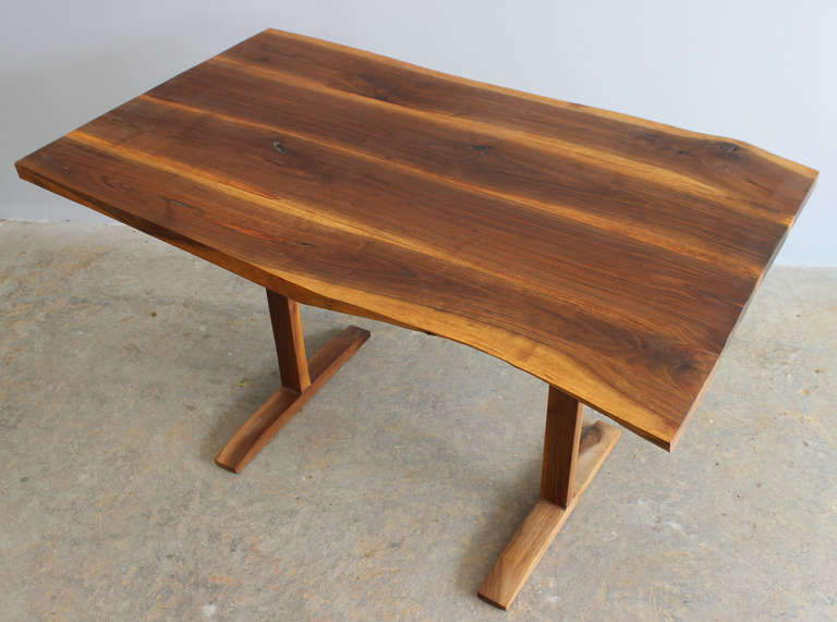 American Walnut Trestle Table