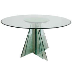 Italian Glass Table