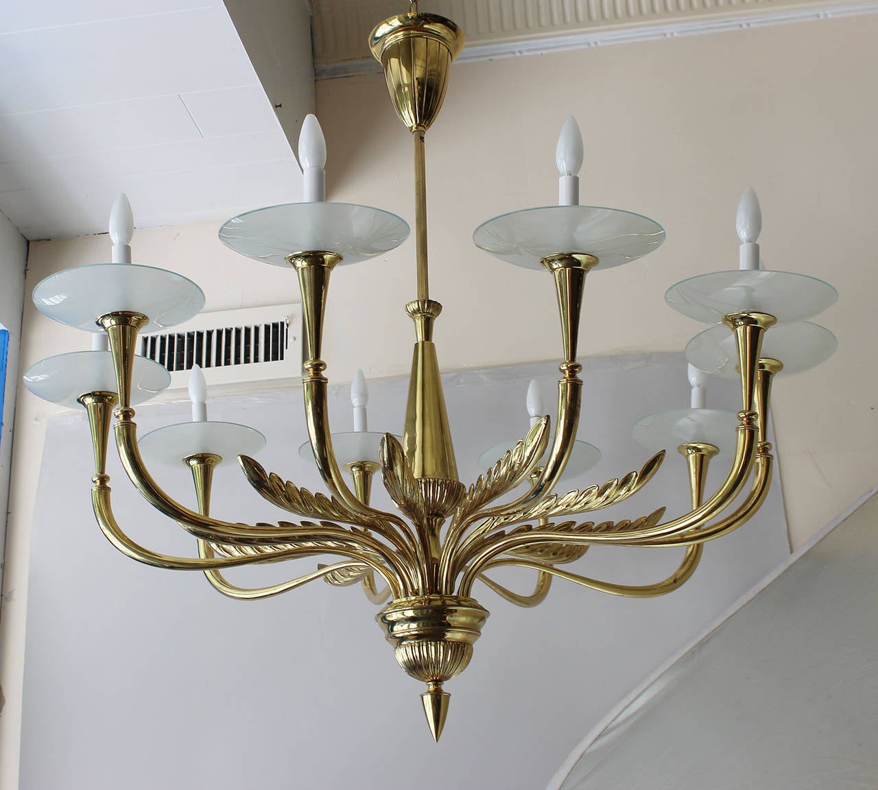 Massive Italian Regency Chandelier In Good Condition For Sale In Southampton, NY